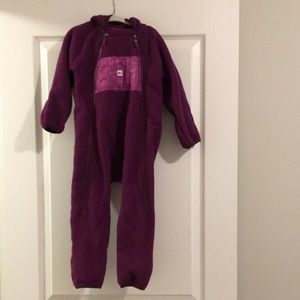 24 Months MEC Ursus fleece bunting suit purple